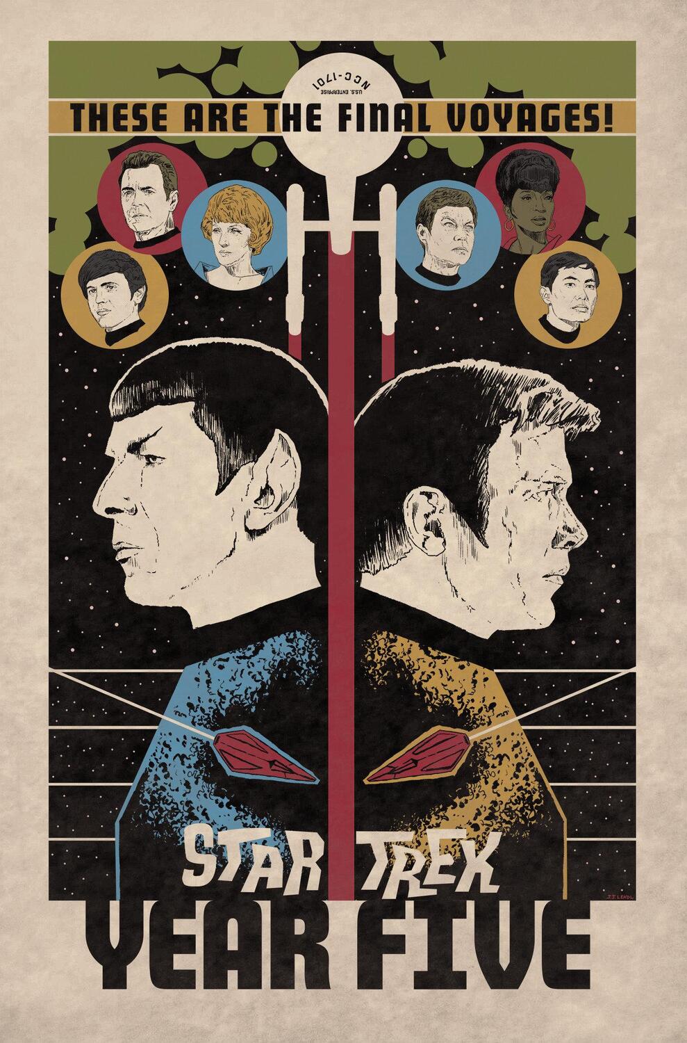 Cover: 9781684055685 | Star Trek: Year Five - Odyssey's End (Book 1) | Lanzing (u. a.) | Buch