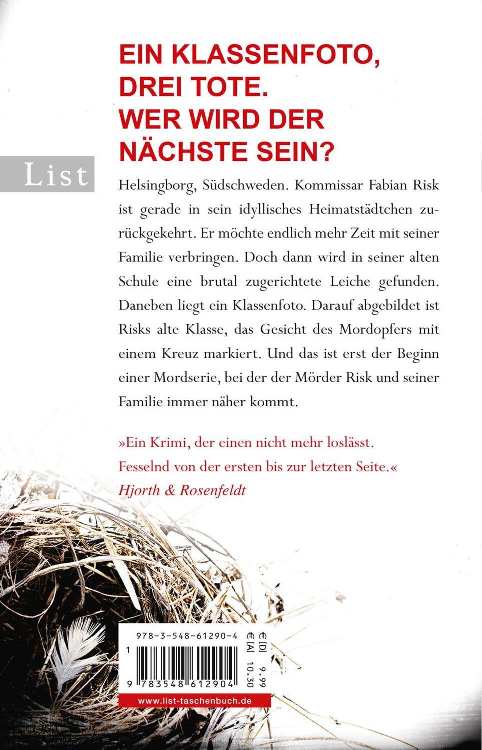 Rückseite: 9783548612904 | Und morgen du | Stefan Ahnhem | Taschenbuch | Ein Fabian-Risk-Krimi