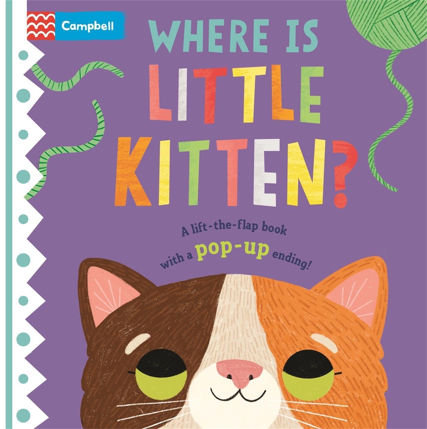 Cover: 9781529098419 | Where is Little Kitten? | The lift-the-flap book with a pop-up ending!