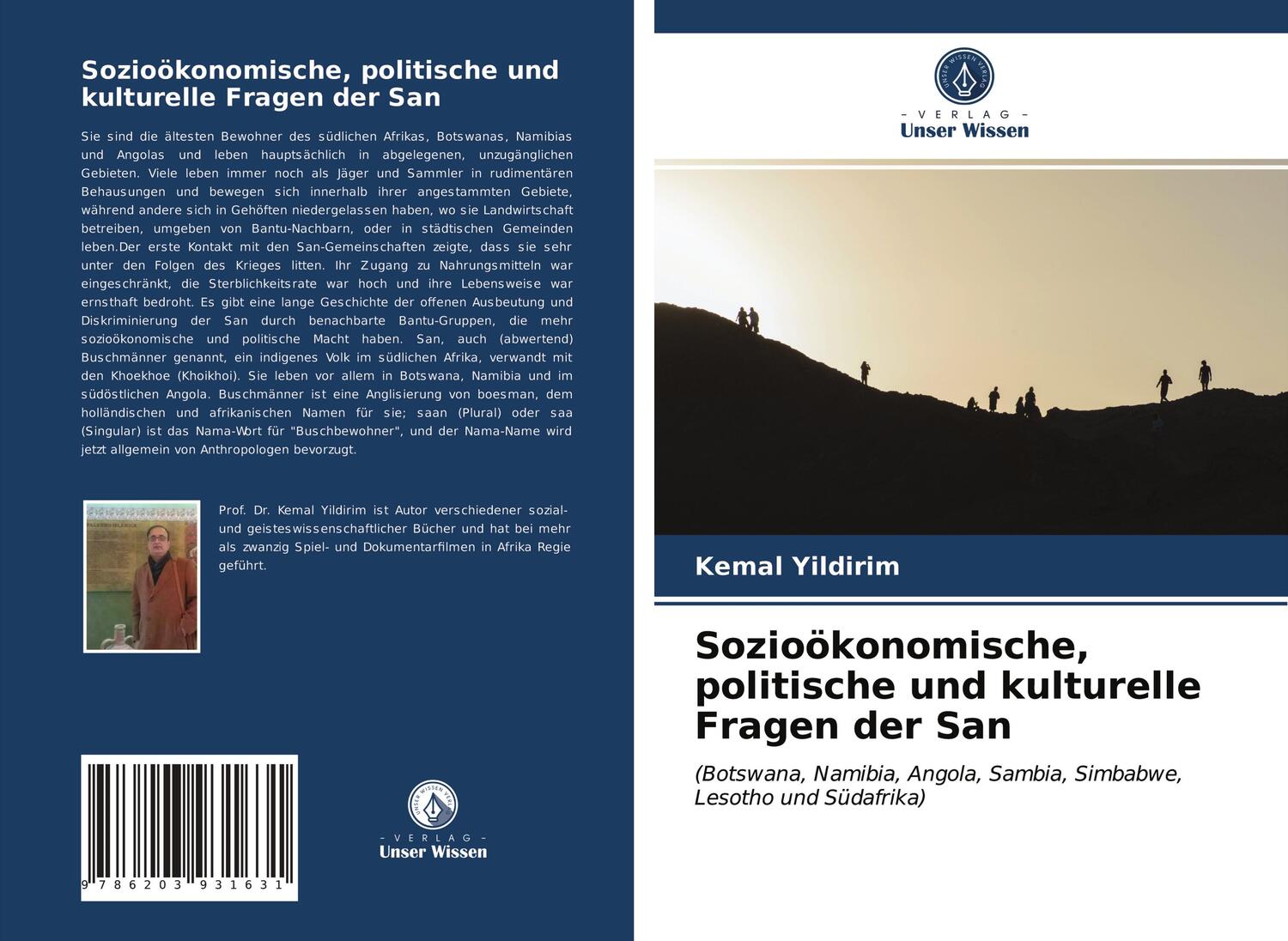 Cover: 9786203931631 | Sozioökonomische, politische und kulturelle Fragen der San | Yildirim