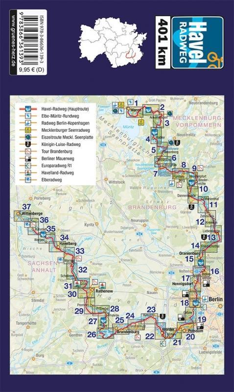 Bild: 9783866361393 | Havel-Radweg | Axel von Blomberg (u. a.) | Taschenbuch | Radfernwege