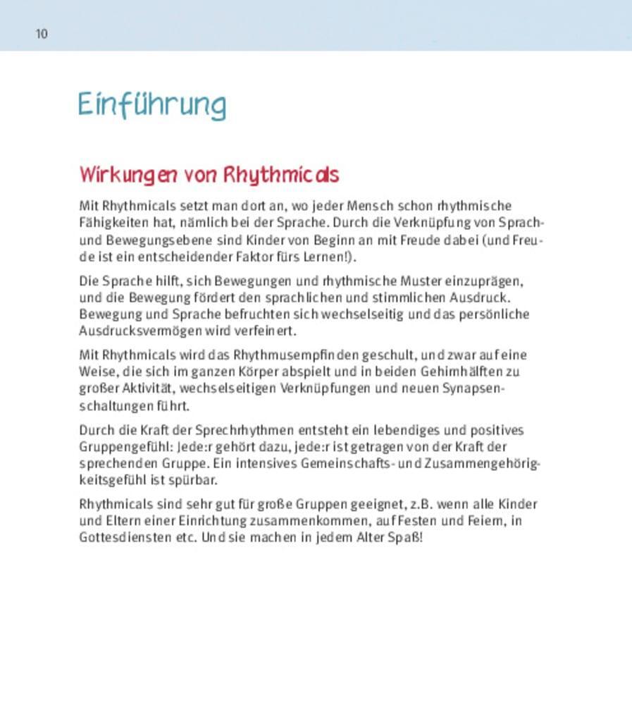 Bild: 9783769825220 | Das Rhythmical-Buch, m. Audio-CD | Christoph Studer | Bundle | Deutsch