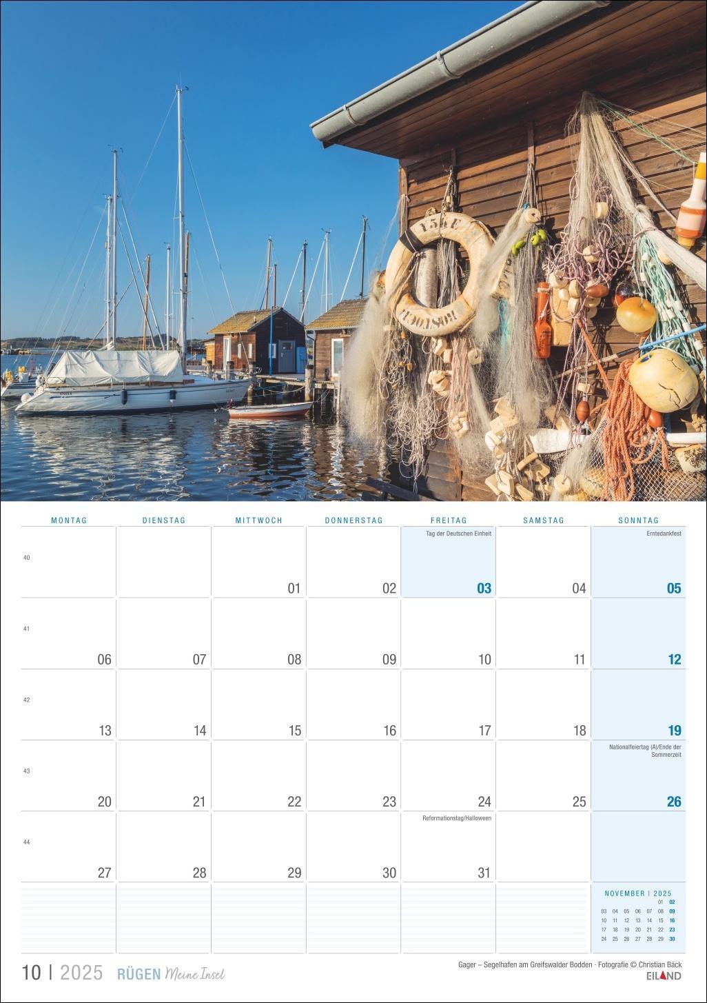 Bild: 9783964023483 | Rügen ...meine Insel Kalender 2025 | Eiland | Kalender | 13 S. | 2025