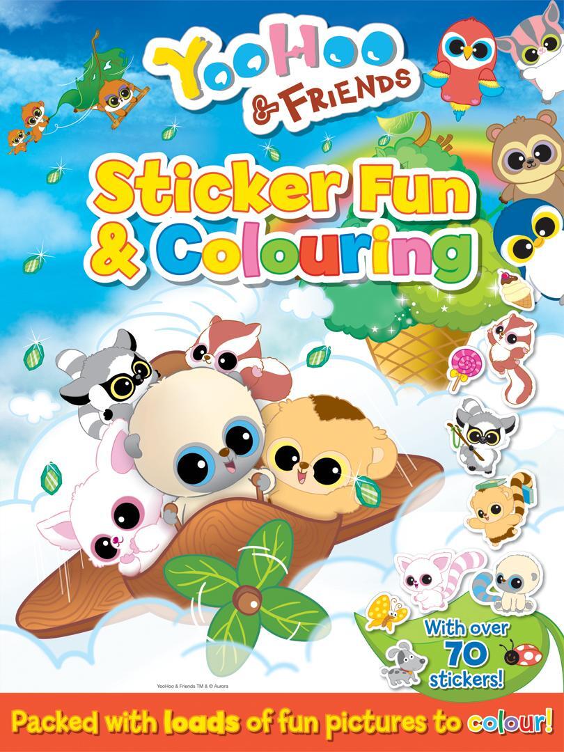 Cover: 9781782700128 | Sticker Fun and Colouring | Taschenbuch | YooHoo & Friends Sticker Fun