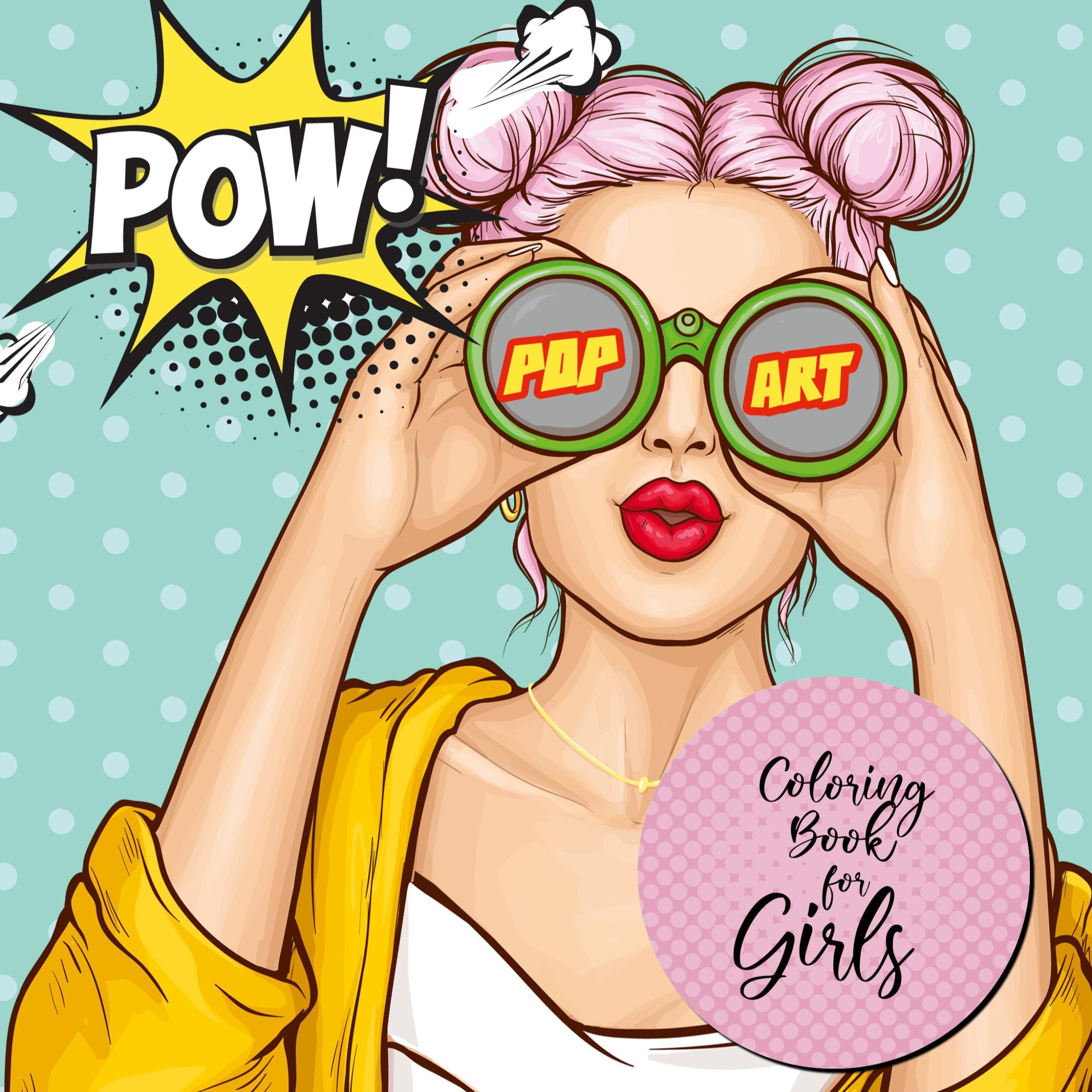 Cover: 9783752974478 | Pop Art Coloring Book for Girls | Monsoon Publishing | Taschenbuch