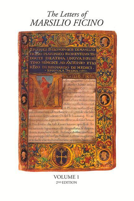 Cover: 9780856835162 | The Letters of Marsilio Ficino: Volume 1 2nd Edition | Arthur Farndell