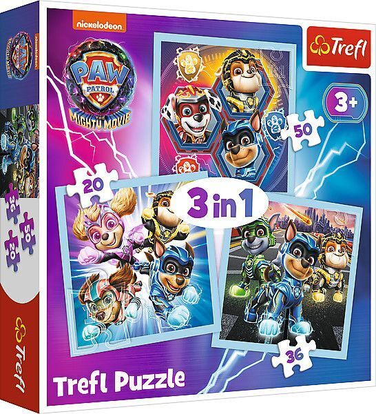 Cover: 5900511348699 | 3 in 1 Puzzle - Paw Patrol Film | Spiel | In Kartonage | 34869 | 2024