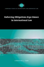 Cover: 9780521128896 | Enforcing Obligations Erga Omnes in International Law | Tams (u. a.)