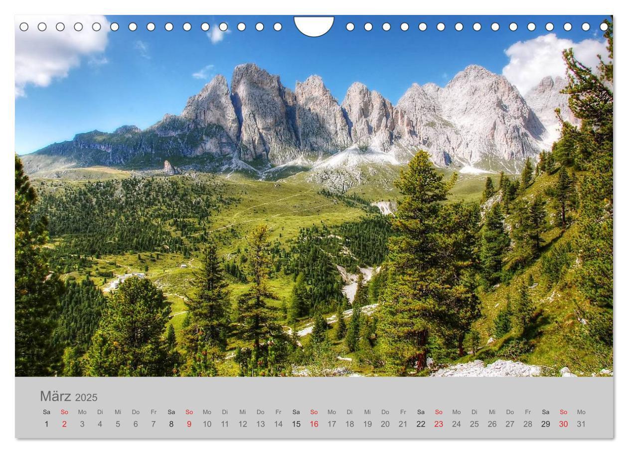 Bild: 9783435809486 | Südtirol - Gröden und Alta Badia (Wandkalender 2025 DIN A4 quer),...