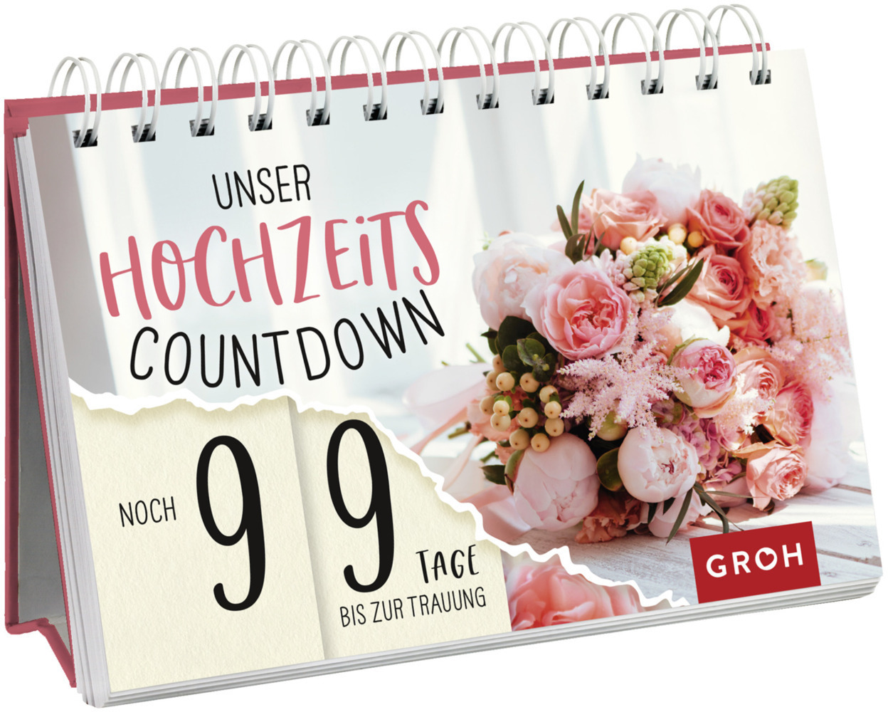 Cover: 9783848523191 | Unser Hochzeits-Countdown | Aufstellbuch | Groh Verlag | Taschenbuch