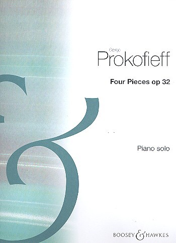 Cover: 9790060020759 | Pezzi (4) Op. 32 | Sergei Prokofiev | Buch | Boosey and Hawkes