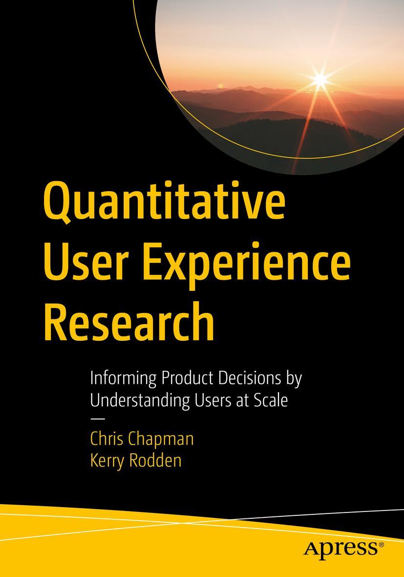 Cover: 9781484292679 | Quantitative User Experience Research | Kerry Rodden (u. a.) | Buch