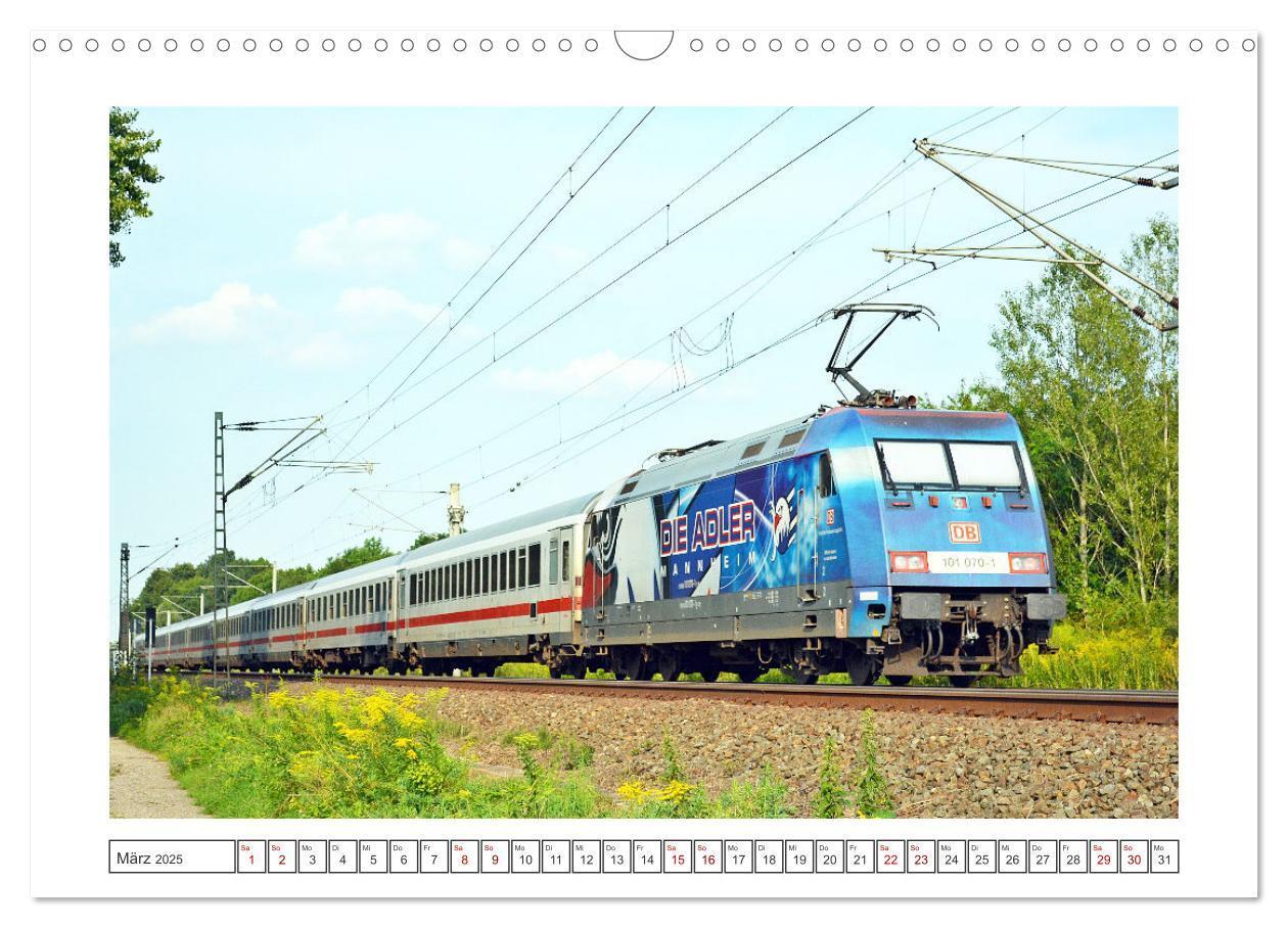 Bild: 9783457176658 | Die Baureihe 101 der Deutschen Bahn (Wandkalender 2025 DIN A3...