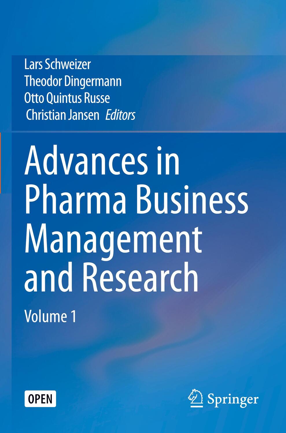 Cover: 9783030359201 | Advances in Pharma Business Management and Research | Volume 1 | Buch