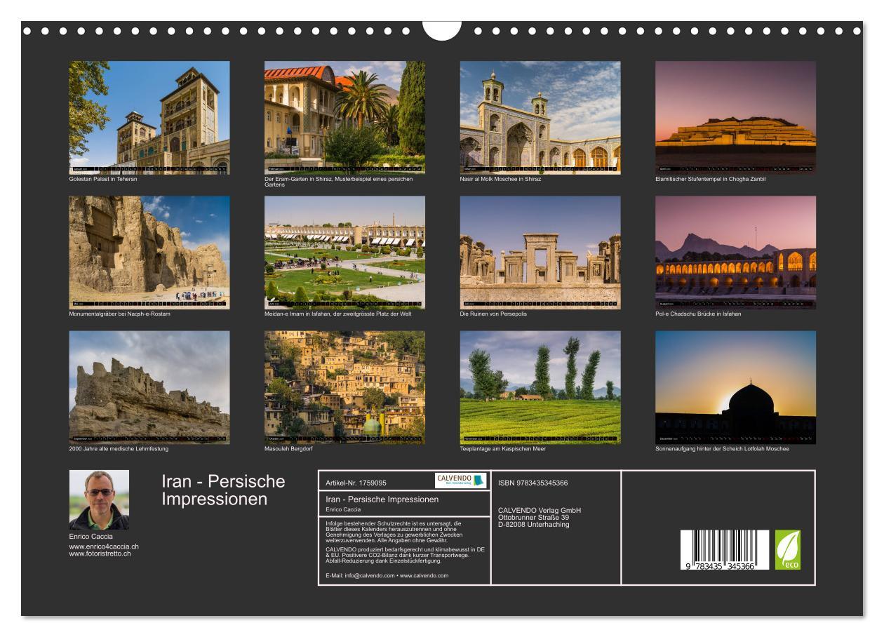 Bild: 9783435345366 | Iran - Persische Impressionen (Wandkalender 2025 DIN A3 quer),...