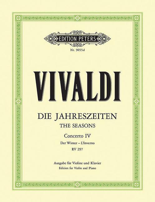 Cover: 9790014072483 | Die vier Jahreszeiten: Konzert für Violine, Streicher und Basso...