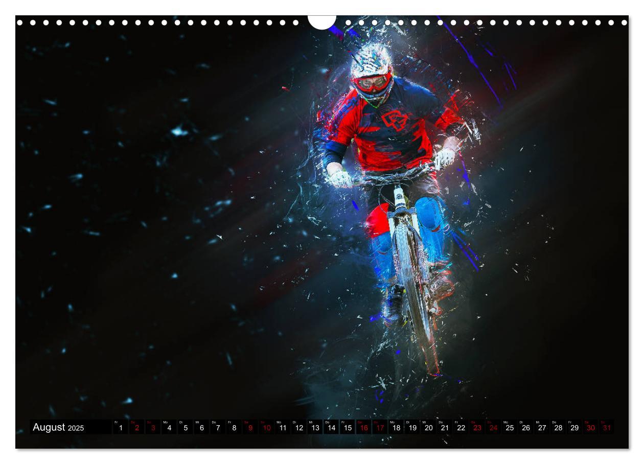 Bild: 9783435432646 | Downhill Explosion (Wandkalender 2025 DIN A3 quer), CALVENDO...