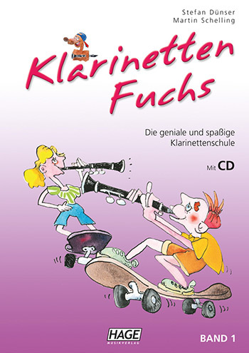 Cover: 4026929918765 | Klarinetten Fuchs Band 1 | Die geniale und spassige Klarinettenschule