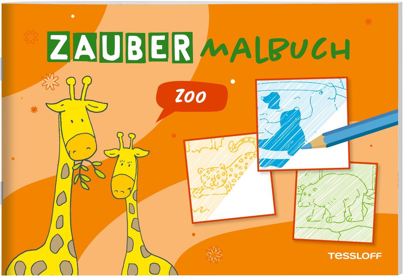 Cover: 9783788646721 | Zaubermalbuch. Zoo | Mit magischen Zauberseiten | Broschüre | 32 S.