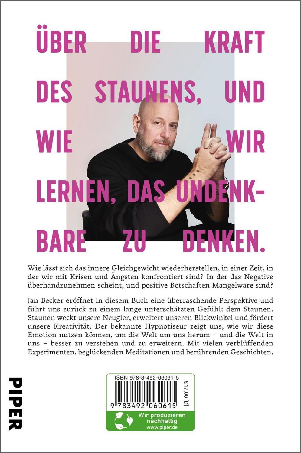 Rückseite: 9783492060615 | Wow - Die Magie des Staunens | Jan Becker | Taschenbuch | 272 S.