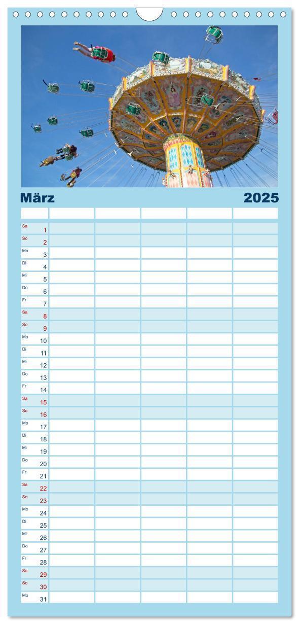 Bild: 9783457125809 | Familienplaner 2025 - Hamburg mit 5 Spalten (Wandkalender, 21 x 45...