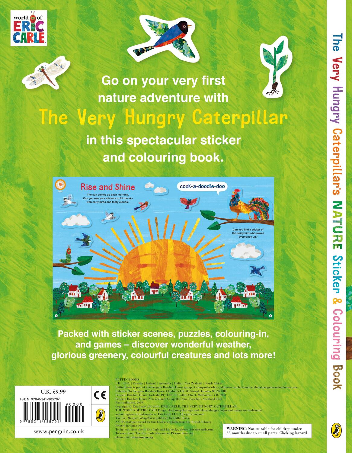 Rückseite: 9780241385791 | The Very Hungry Caterpillar's Nature Sticker and Colouring Book | Buch