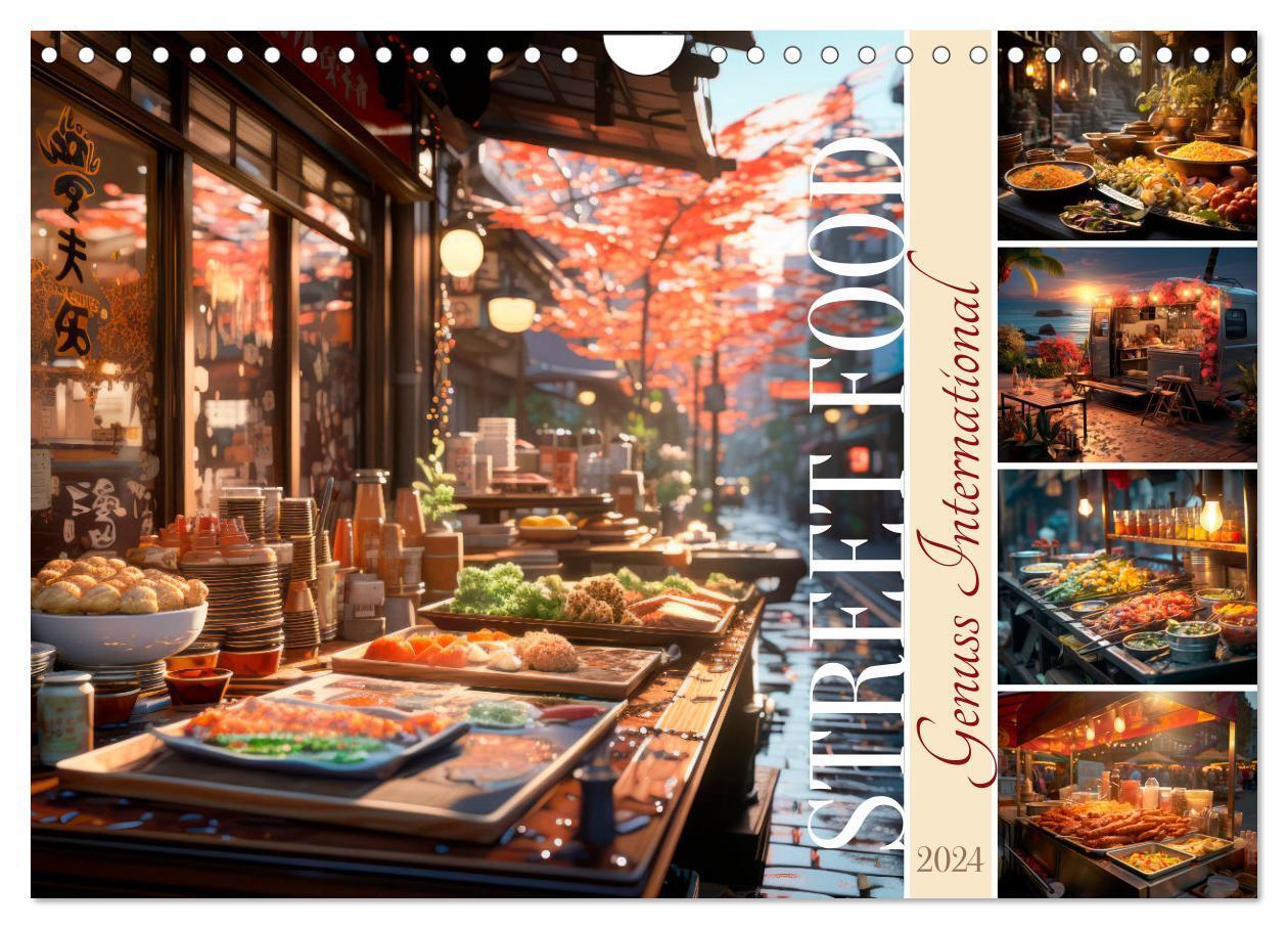 Cover: 9783383715921 | STREET FOOD Genuss International (Wandkalender 2024 DIN A4 quer),...