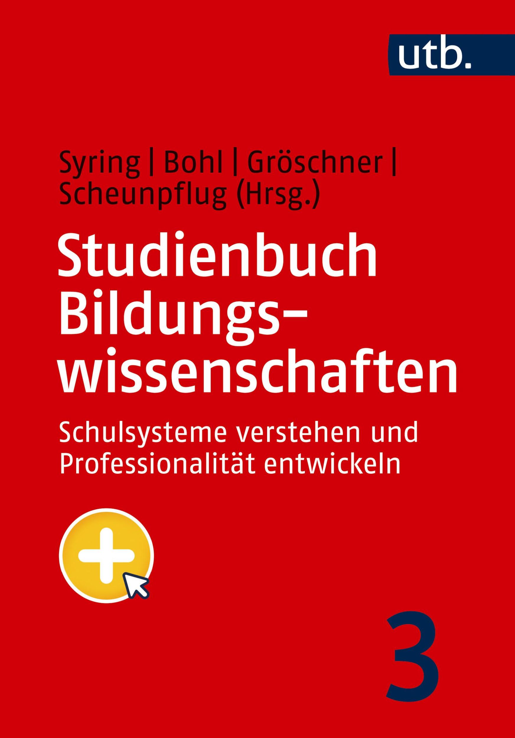 Cover: 9783825262204 | Studienbuch Bildungswissenschaften 3 | Marcus Syring (u. a.) | Buch