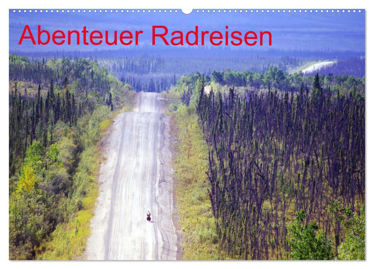 Cover: 9783435551712 | Abenteuer Radreisen (Wandkalender 2025 DIN A2 quer), CALVENDO...