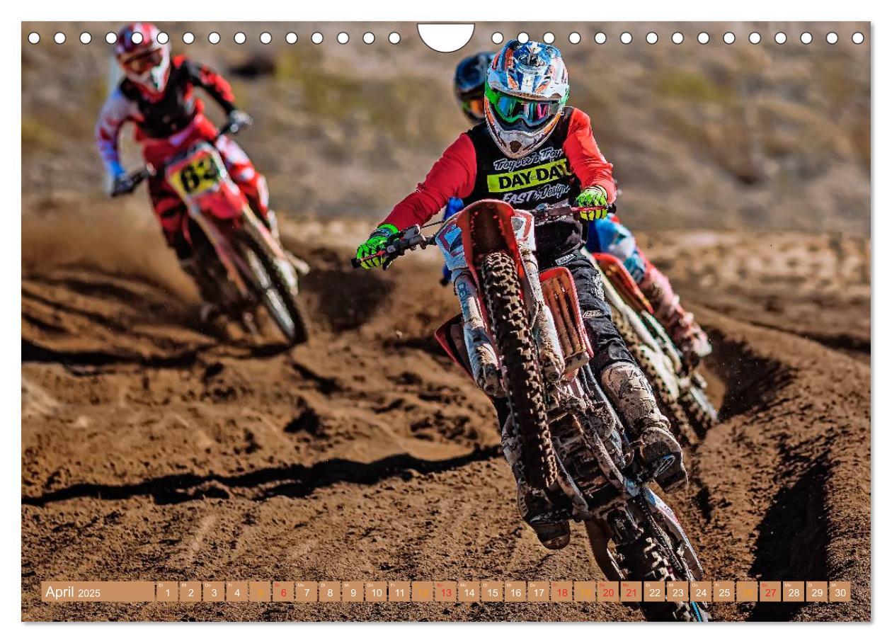 Bild: 9783435591473 | Motocross - mit vollem Risiko (Wandkalender 2025 DIN A4 quer),...