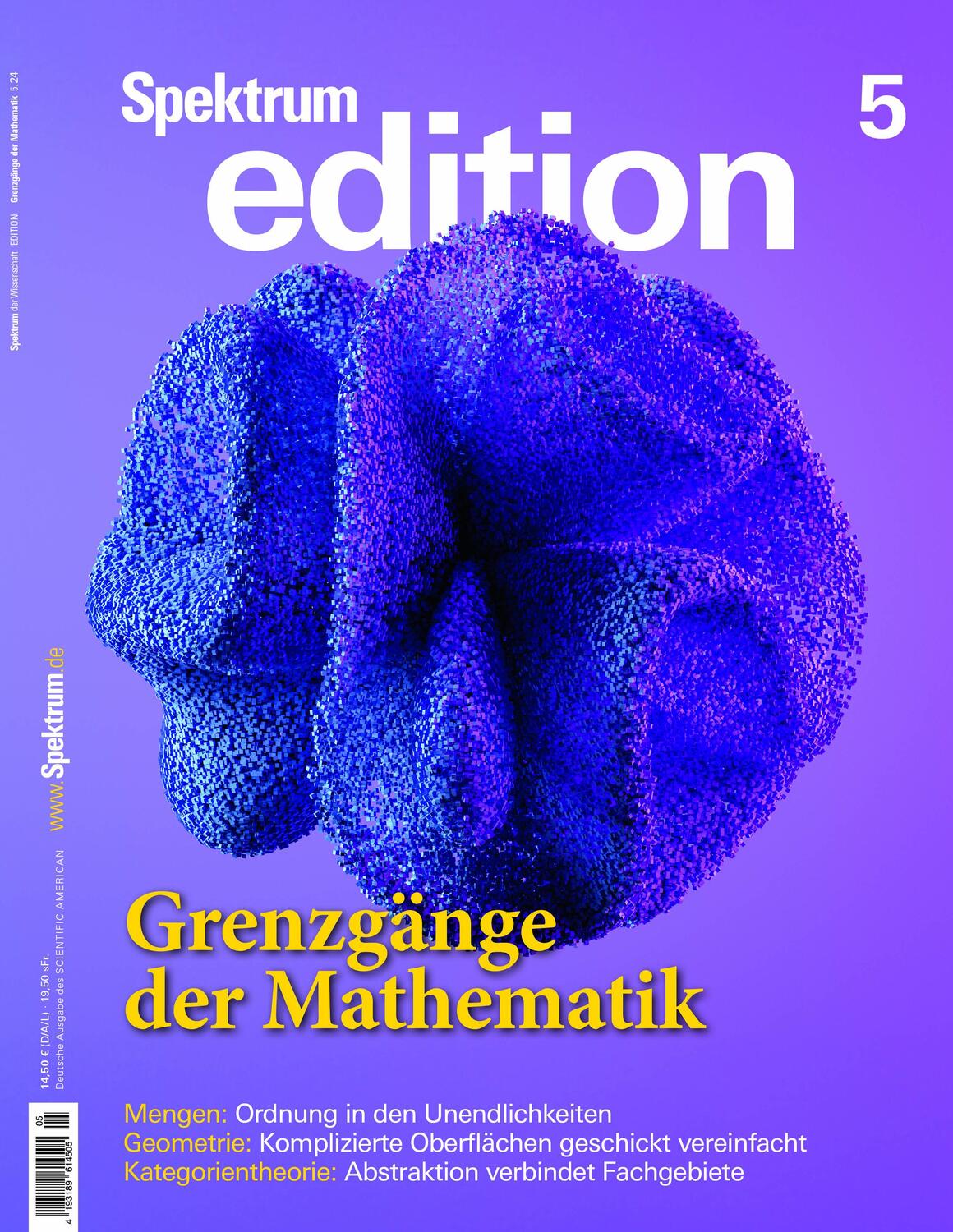 Cover: 9783958928664 | Spektrum edition Nr. 5 - Grenzgänge der Mathematik | Wissenschaft