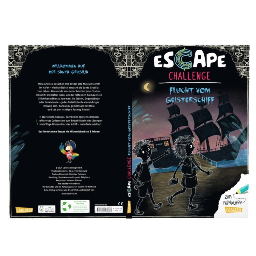 Bild: 9783551189868 | Escape-Buch für Grundschulkinder: Escape Challenge: Flucht vom...