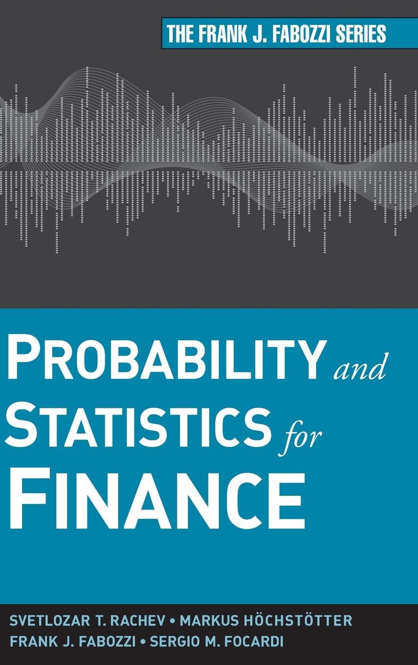 Cover: 9780470400937 | Probability and Statistics (Fabozzi) | Rachev | Buch | 672 S. | 2010