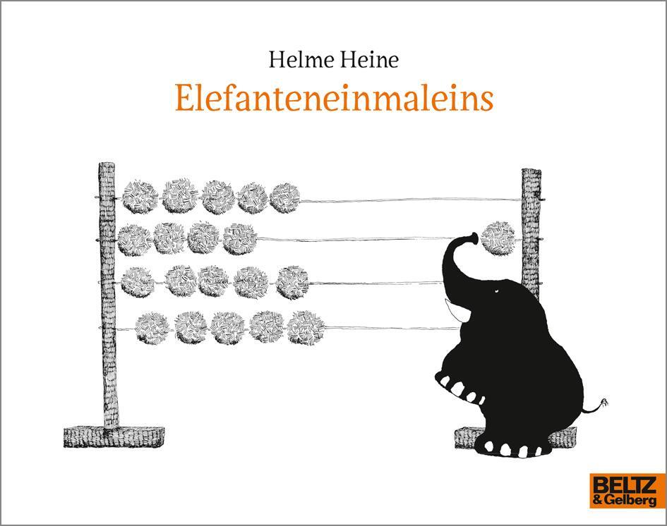 Cover: 9783407762306 | Elefanteneinmaleins | Zweifarbiges Bilderbuch | Helme Heine | Buch