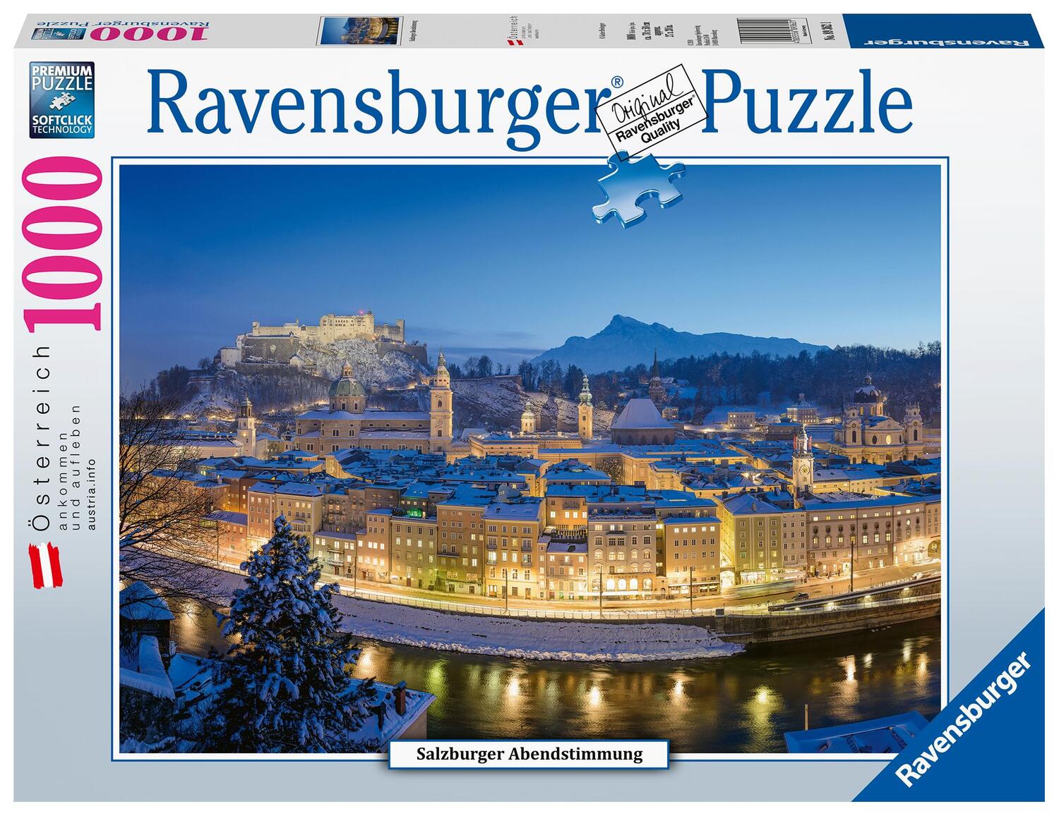 Cover: 4005556893621 | Ravensburger Puzzle 89362 - Salzburger Abendstimmung - 1000 Teile...