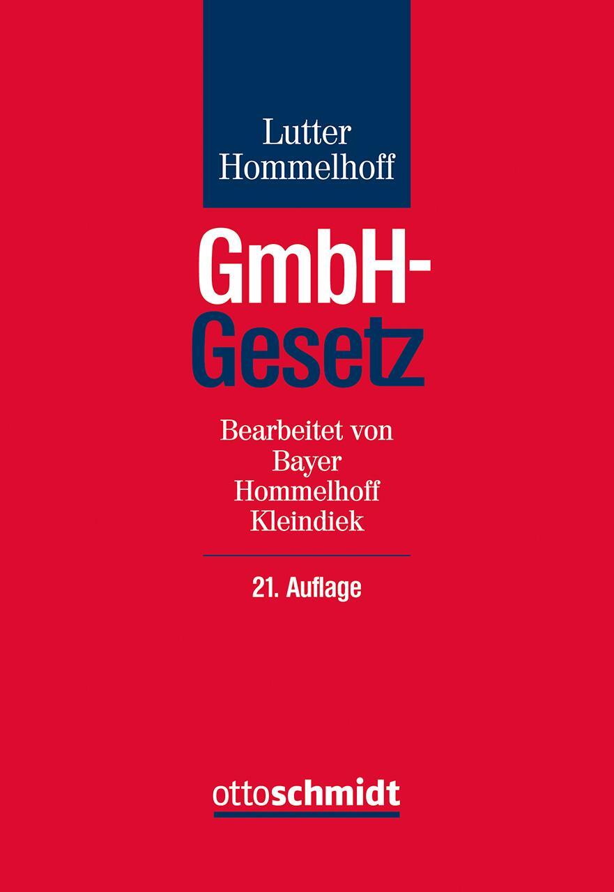 Cover: 9783504325046 | GmbH-Gesetz | Buch | Deutsch | 2023 | Schmidt , Dr. Otto