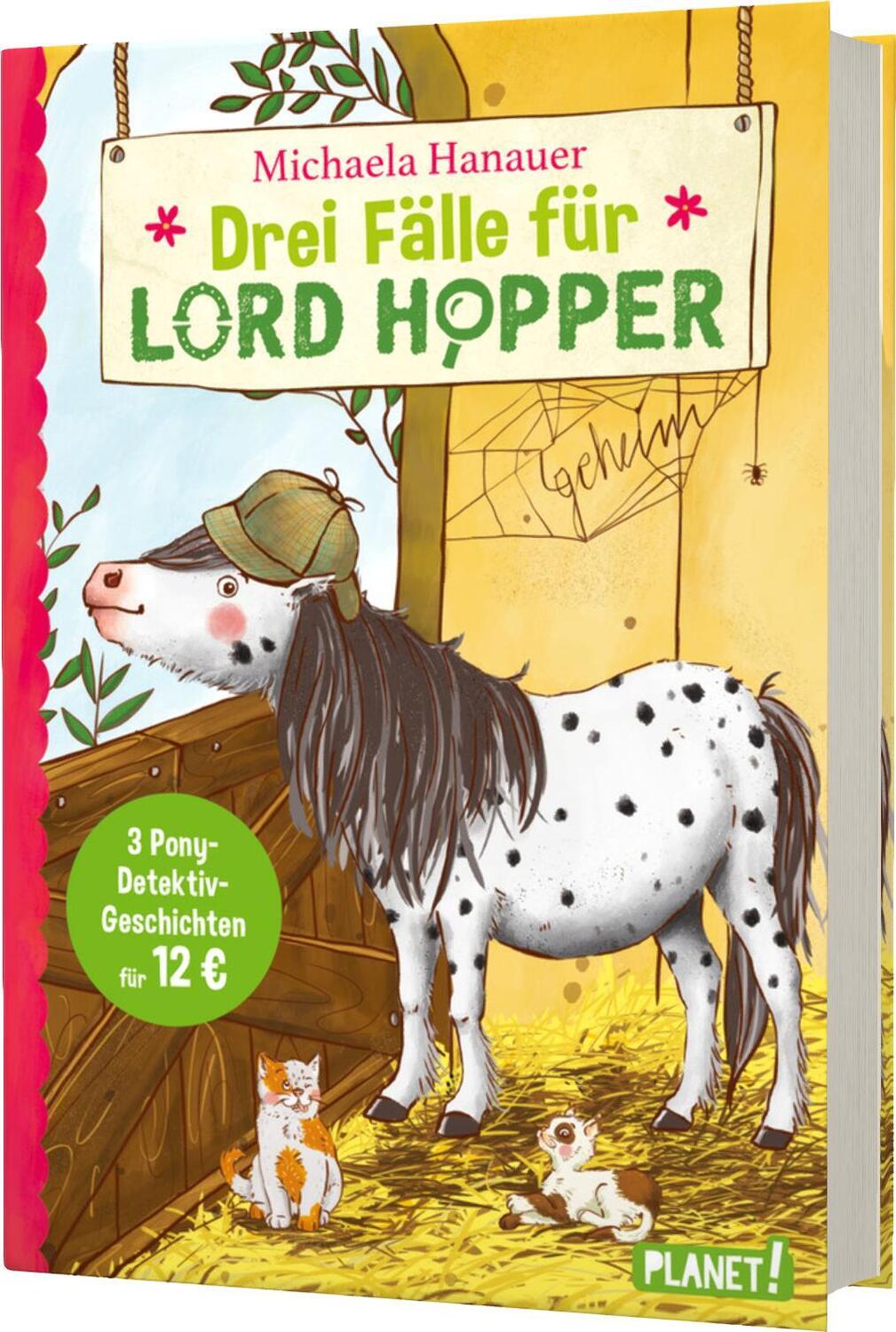 Cover: 9783522505888 | Drei Fälle für Lord Hopper | Ein Pony ermittelt | Michaela Hanauer