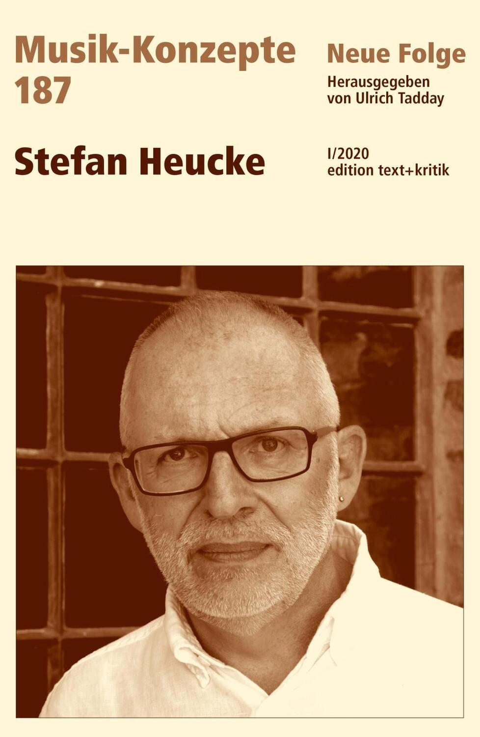Cover: 9783869168296 | Stefan Heucke | MUSIK-KONZEPTE 187/2020 | Taschenbuch | 98 S. | 2020