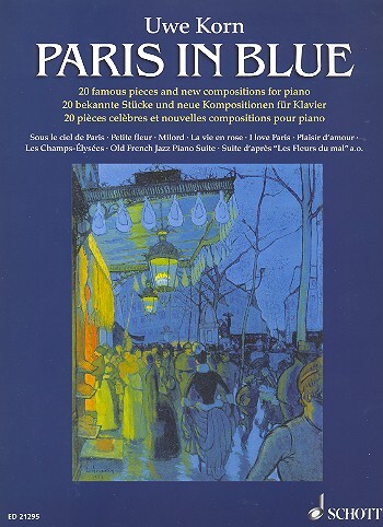 Cover: 9790001180665 | Paris in blue | Uwe Korn | Buch | Schott Music | EAN 9790001180665