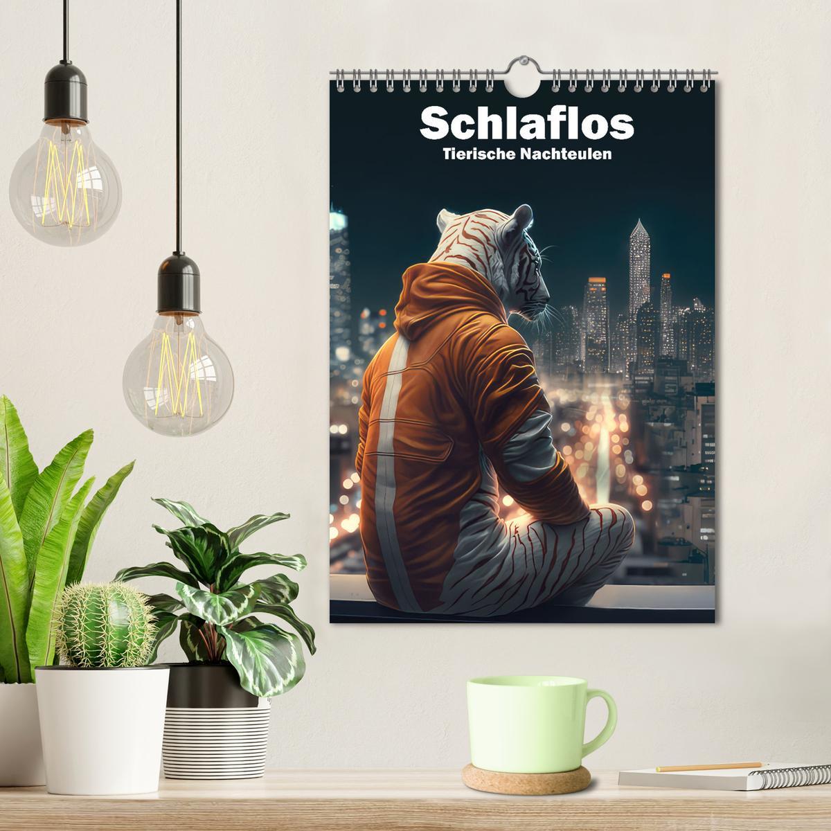 Bild: 9783435867684 | Schlaflos Tierische Nachteulen (Wandkalender 2025 DIN A4 hoch),...