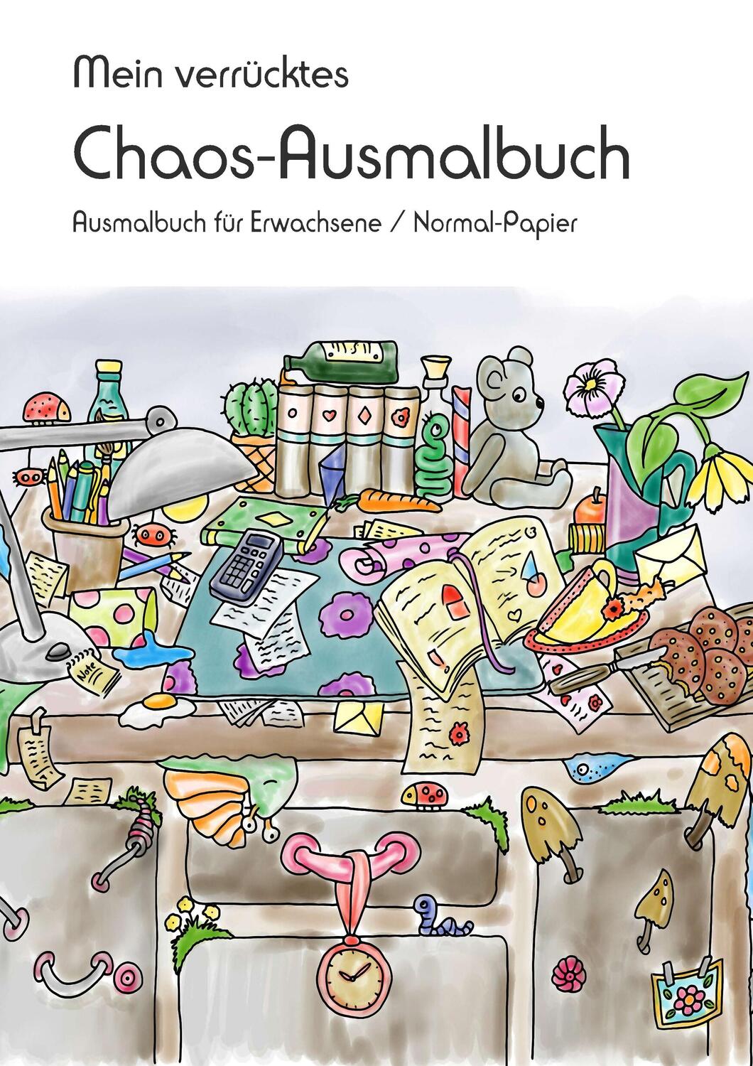 Cover: 9783746011462 | Mein verrücktes Chaos-Ausmalbuch | Heike Langenkamp | Taschenbuch