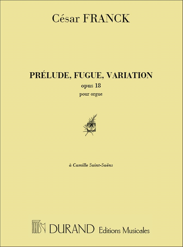 Cover: 9790044019212 | Prelude Fugue and Variation Opus 18 | César Franck | Buch
