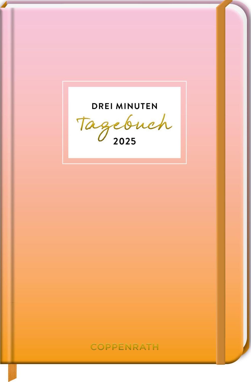 Cover: 4050003955254 | Großer Wochenkalender - 3 Minuten Tagebuch 2025 - Sonnenaufgang rosa