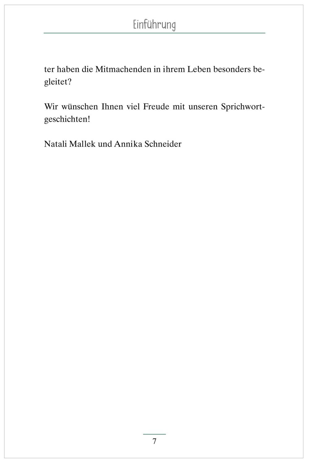 Bild: 9783948106270 | Sprichwortgeschichten für Senioren. | Natali Mallek (u. a.) | Buch