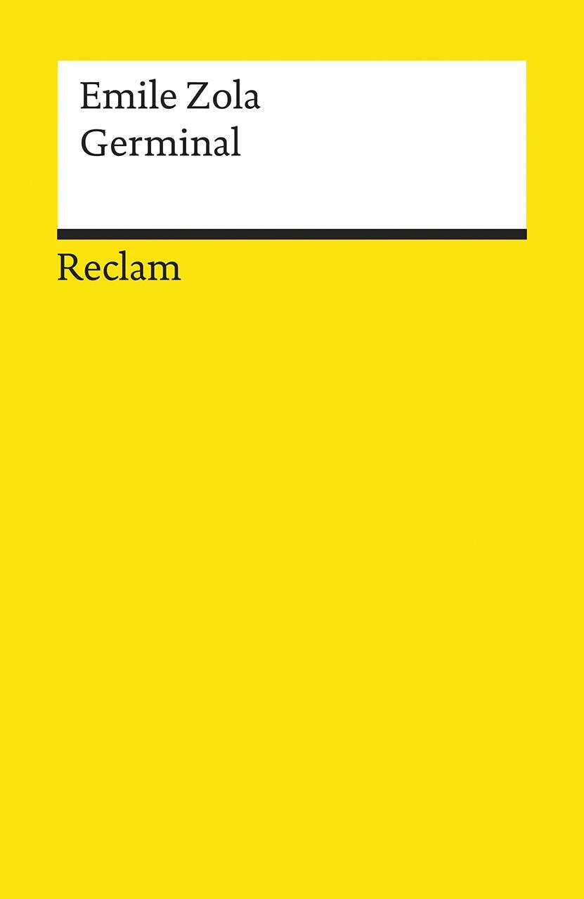 Cover: 9783150049280 | Germinal | Emile Zola | Taschenbuch | Reclam Universal-Bibliothek