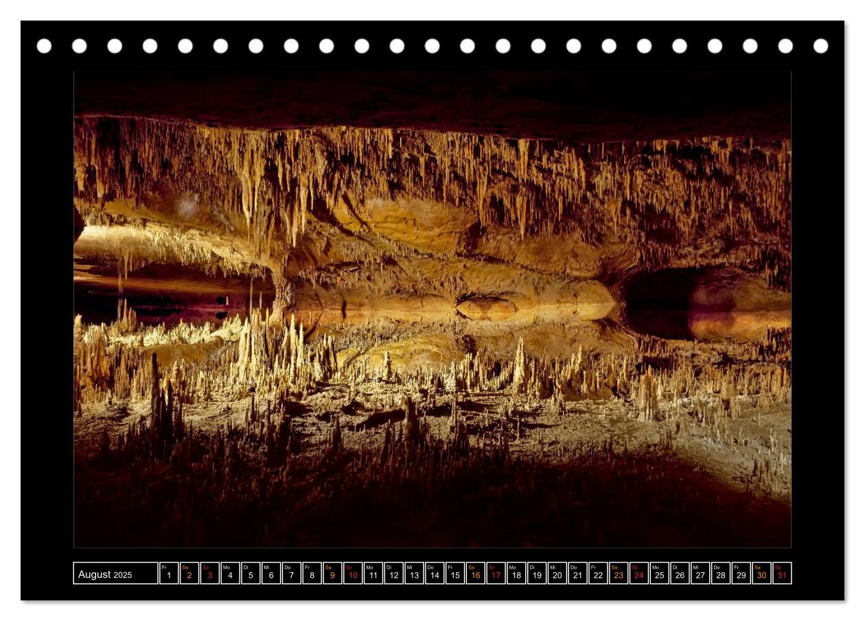 Bild: 9783435595419 | Höhlen, Stalaktiten und Stalagmiten (Tischkalender 2025 DIN A5...