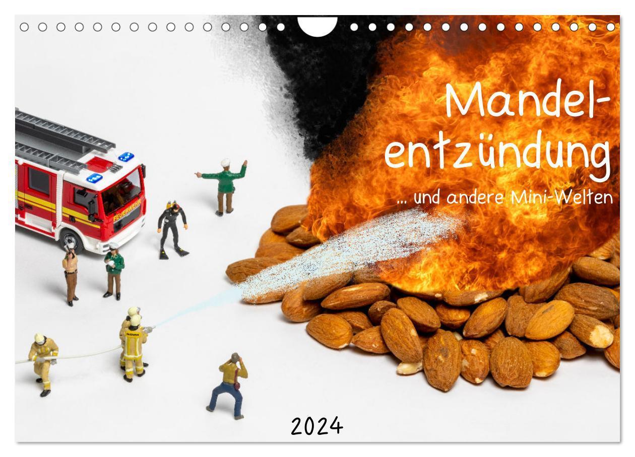 Cover: 9783383714276 | Mandelentzündung ... und andere Mini-Welten (Wandkalender 2024 DIN...