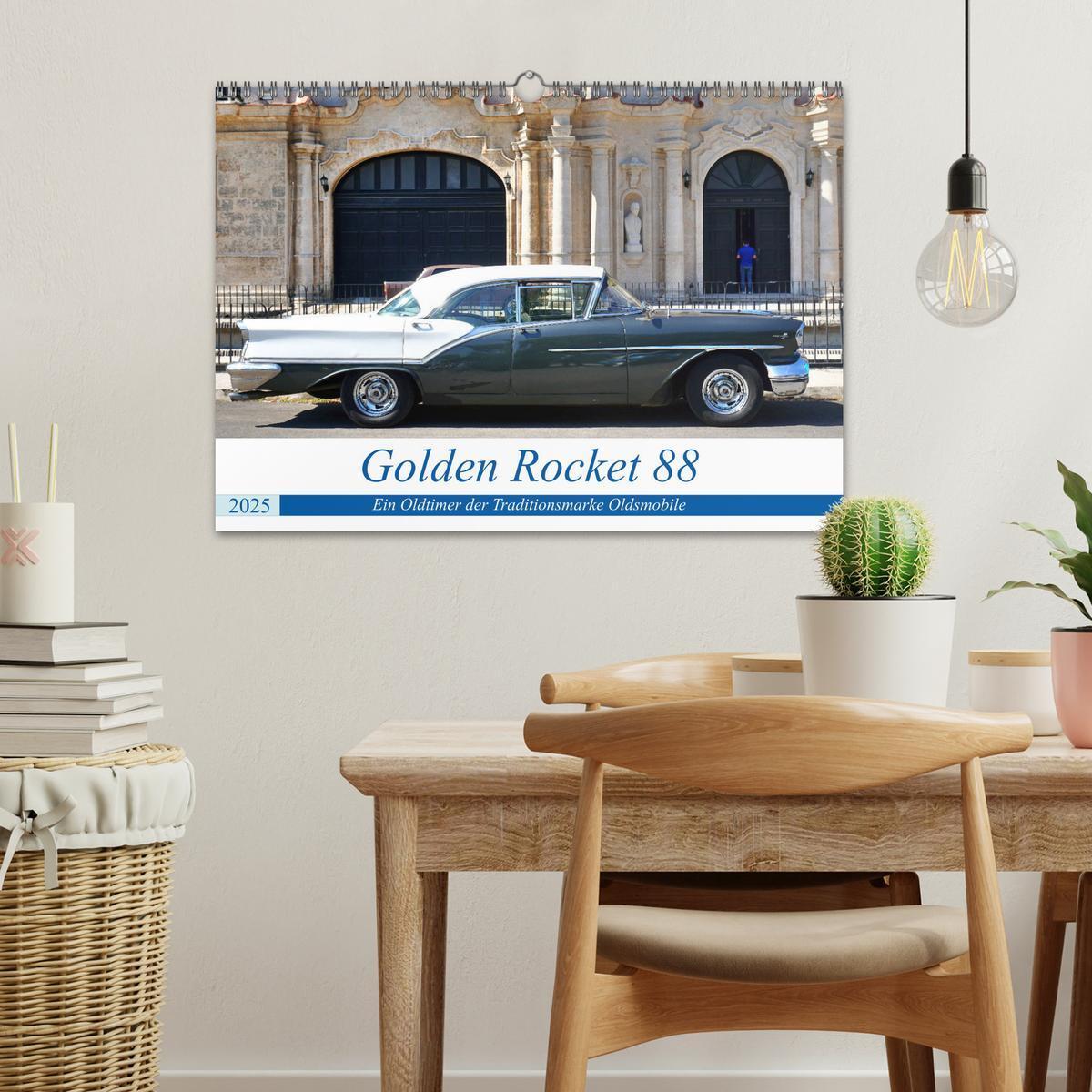 Bild: 9783435145041 | Golden Rocket 88 - Oldsmobile 1957 in Kuba (Wandkalender 2025 DIN...