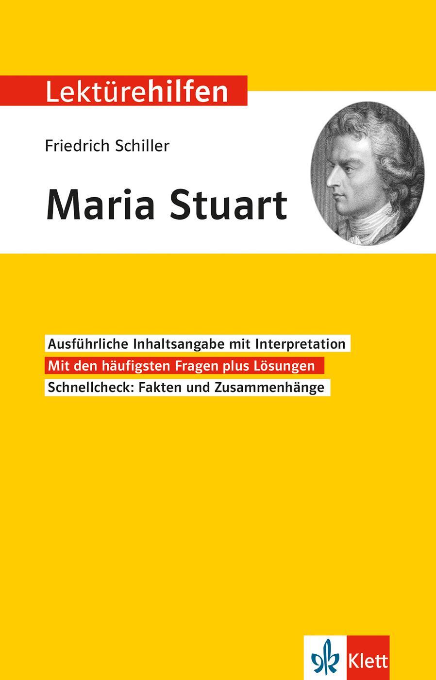 Cover: 9783129231517 | Lektürehilfen Friedrich Schiller "Maria Stuart" | Hansjürgen Popp