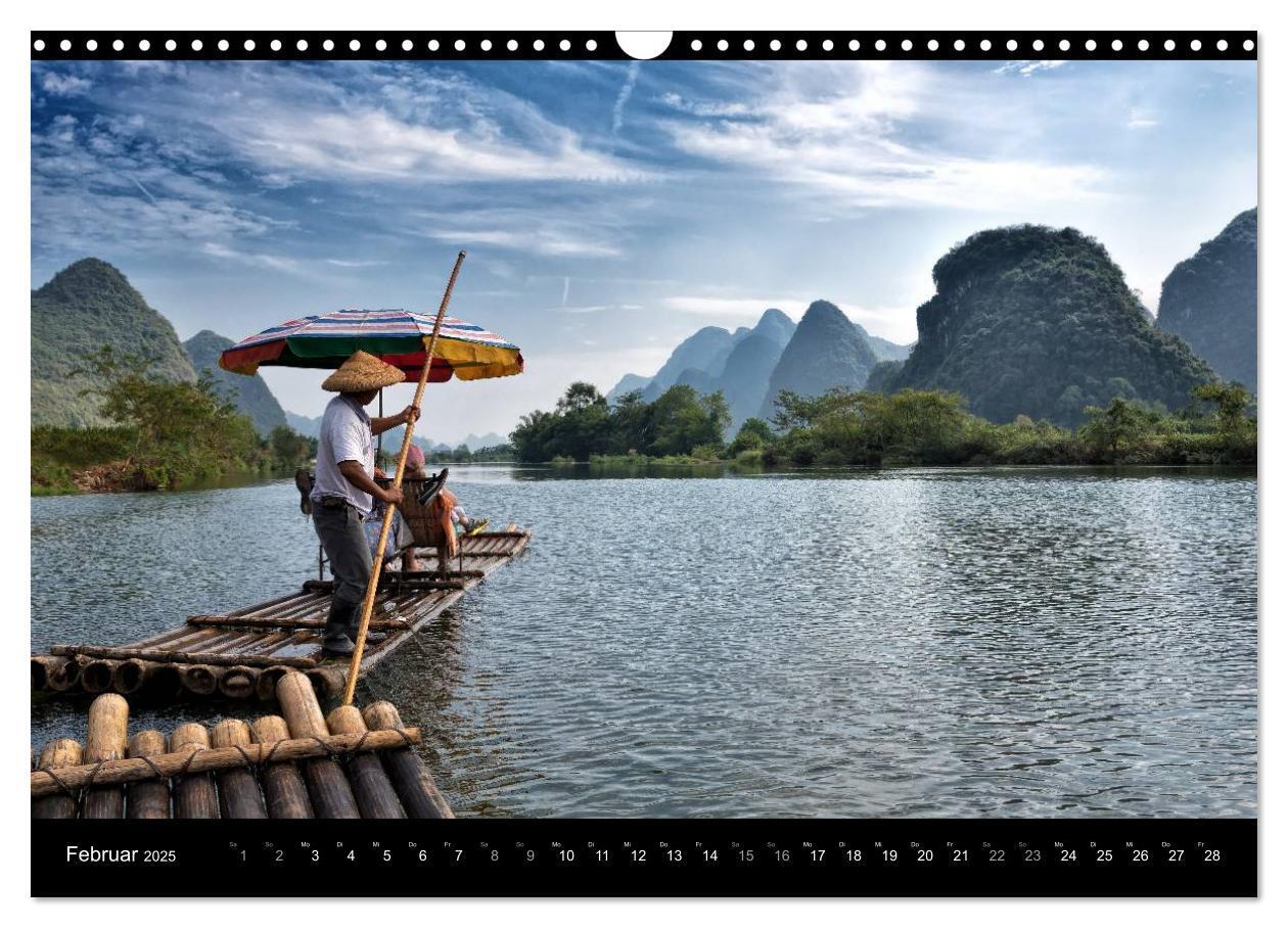 Bild: 9783435627516 | CHINA - Zauberberge am Drachenfluss (Wandkalender 2025 DIN A3...